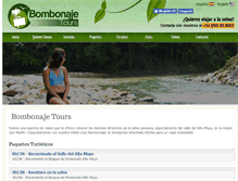 Tablet Screenshot of bombonajetours.com